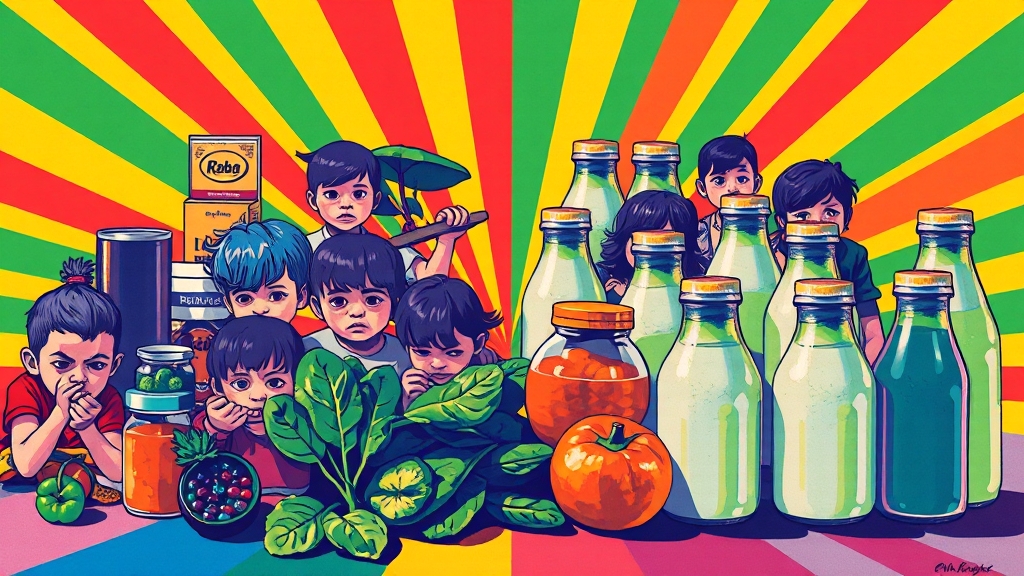 키 성장 방해 음식 & 주의사항 (popart 스타일)