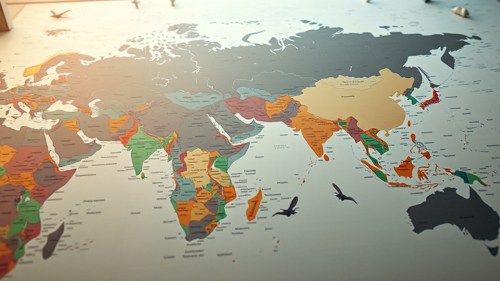 국제 사회 주요 동향 (realistic 스타일)