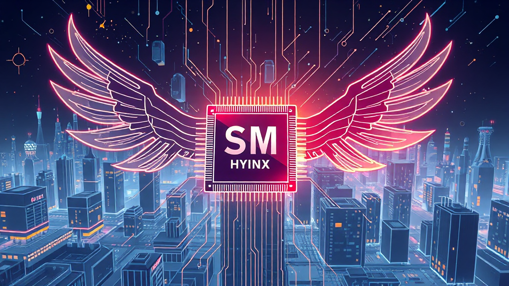 D램 시장 점유율 현황 (illustration 스타일)