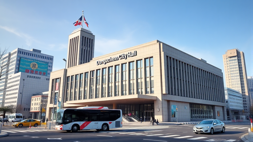 동두천시청, 어디에 있고 어떻게 갈까요? (청사 안내 및 찾아오는 길) (realistic 스타일)