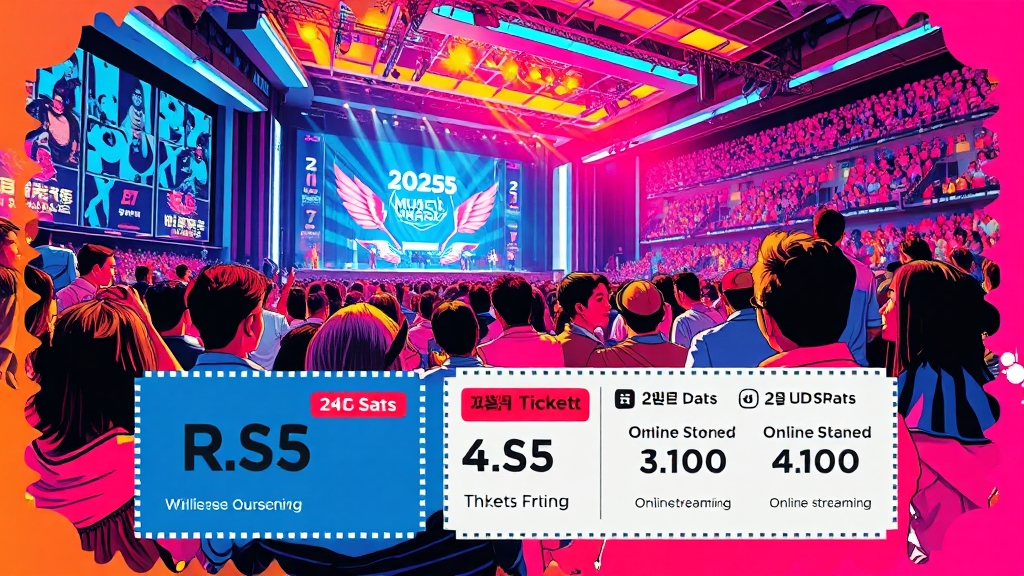 티켓 종류와 가격 상세 정보 (popart 스타일)