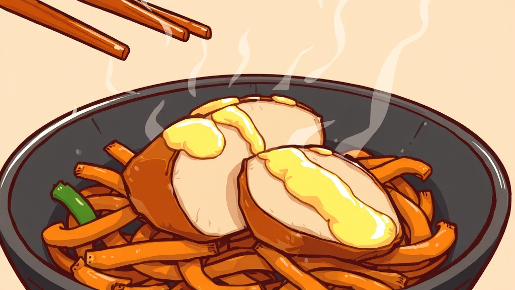 진미채 손질법 (cartoon 스타일)