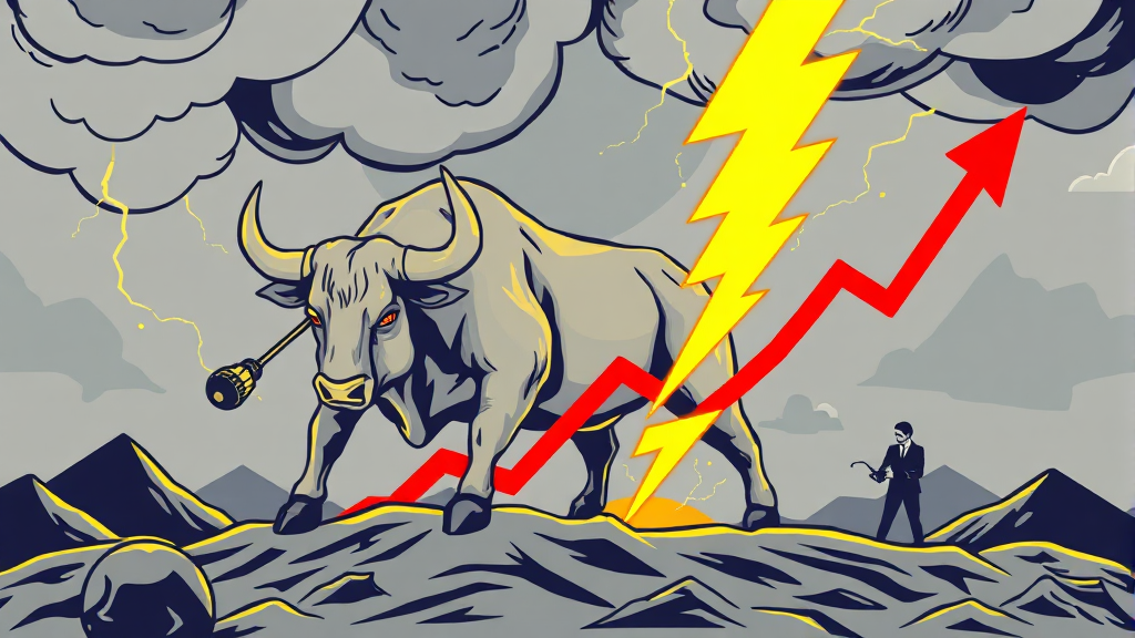 투자 시 유의사항 (illustration 스타일)