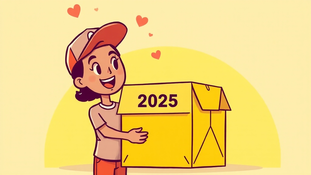 택배비 지원, 놓치지 마세요! (cartoon 스타일)