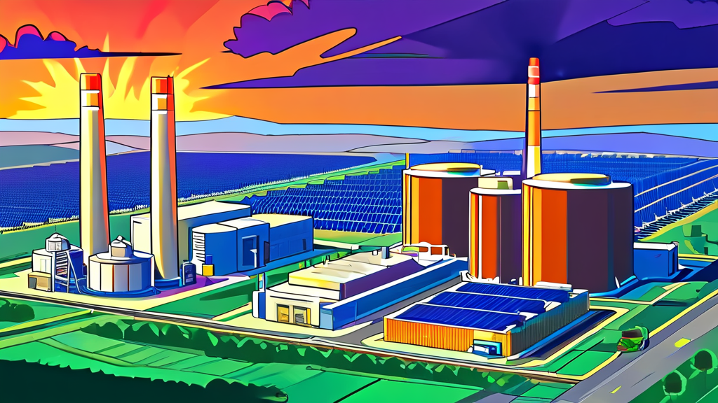 ESS 배터리 시장 현황과 미래 전망 (cartoon 스타일)