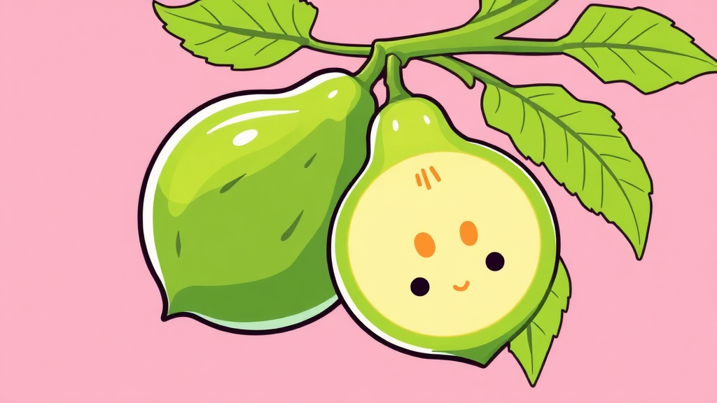 차요태, 언제 수확해야 할까? (cartoon 스타일)