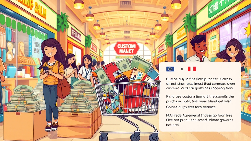 관세 관련 자주 묻는 질문 (FAQ) (cartoon 스타일)