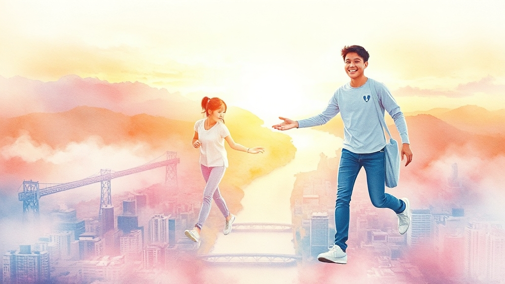 2025년, 무엇이 달라졌을까요? (watercolor 스타일)