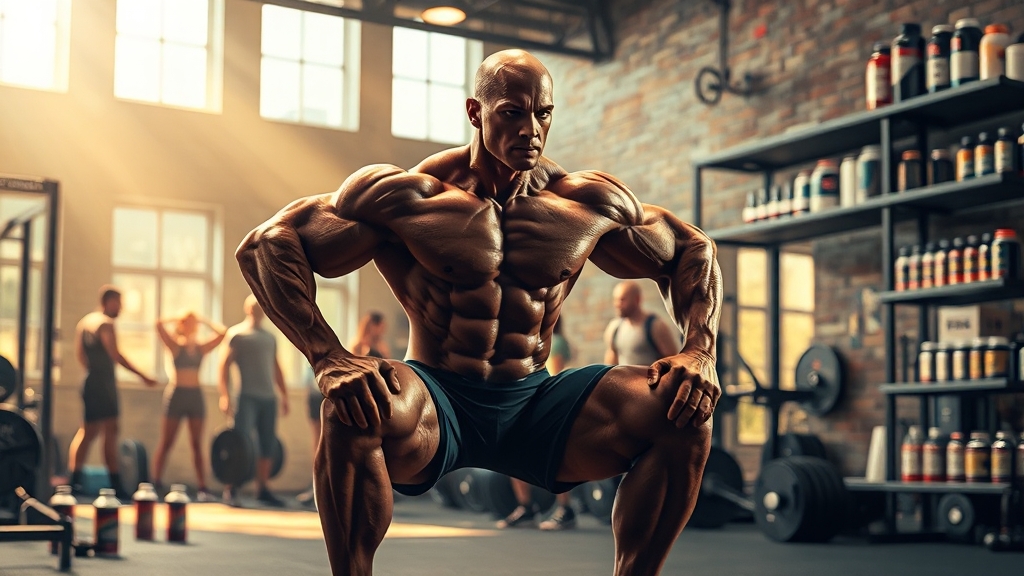 근육량 늘려 기초대사량 높이기 (realistic 스타일)