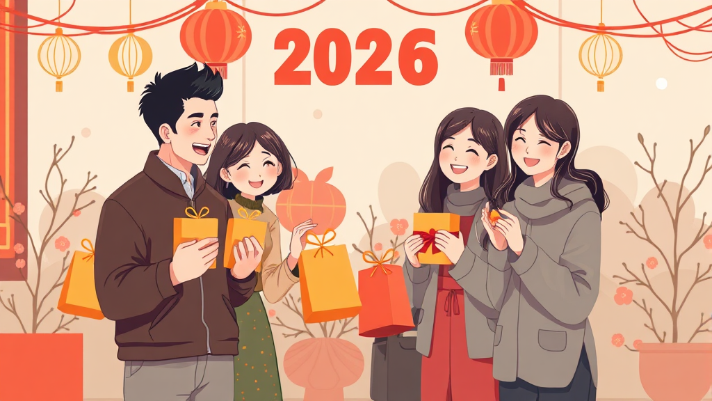 상황별 새해 인사 문구 모음 (illustration 스타일)