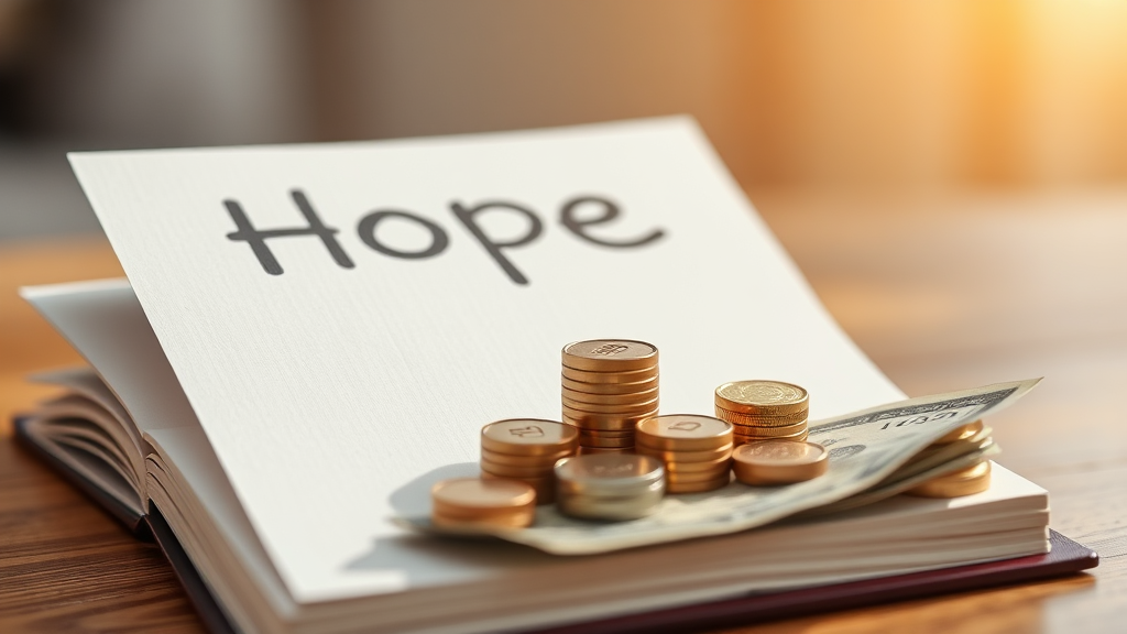 정부 지원 내용 및 만기 수령액 (realistic 스타일)