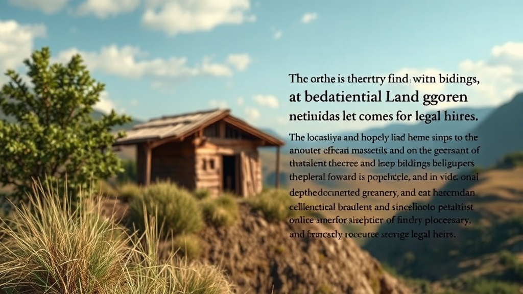 조상 땅 찾기 신청 자격 및 필수 제출 서류 총정리 (realistic 스타일)