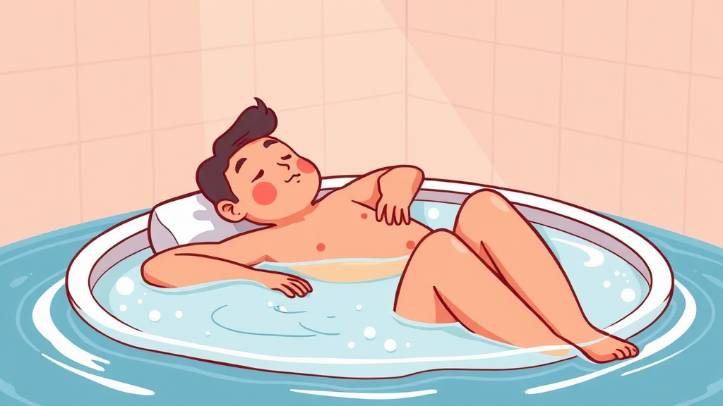 좌욕, 어떤 효과가 있을까요? (cartoon 스타일)