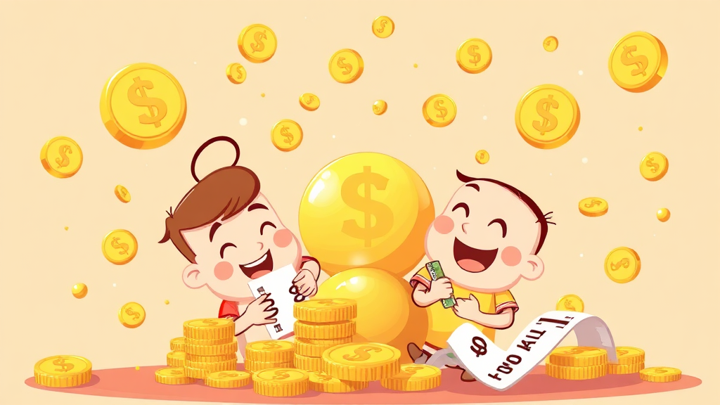 로또 당첨금 수령 절차 및 세금 (illustration 스타일)