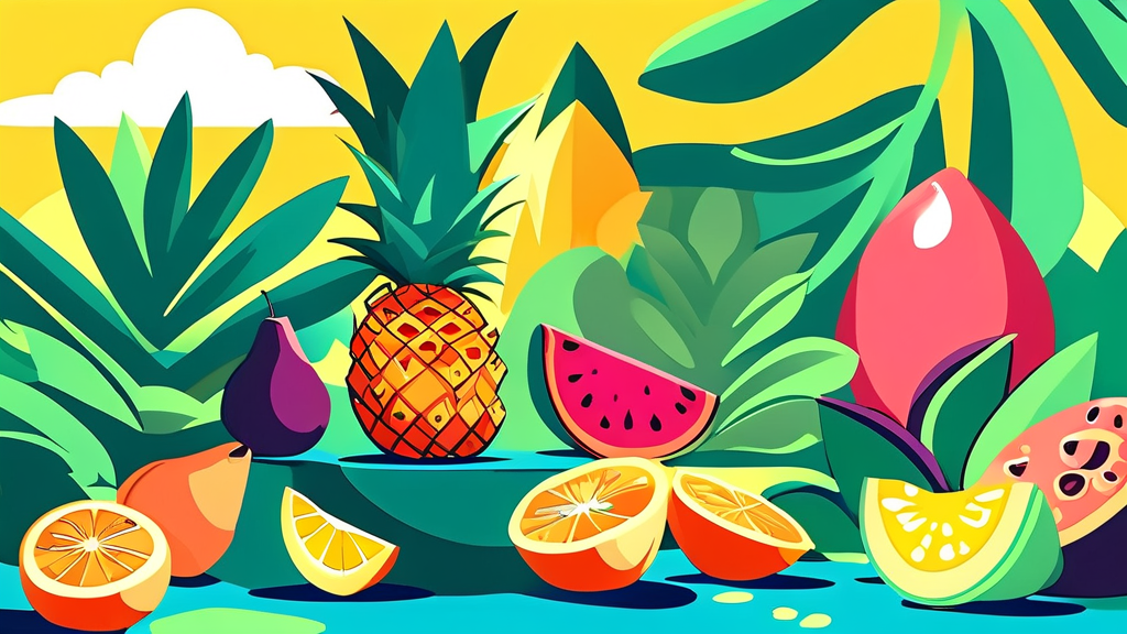 브로멜라인의 다채로운 활용법 (cartoon 스타일)