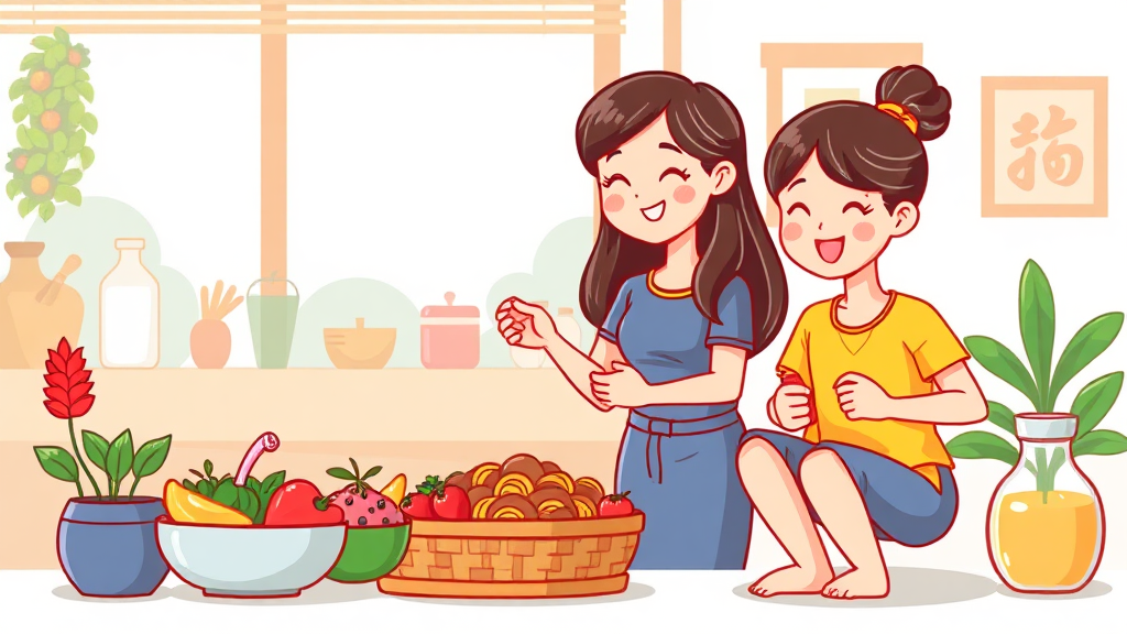 요요 현상 방지 및 유지 관리 (cartoon 스타일)