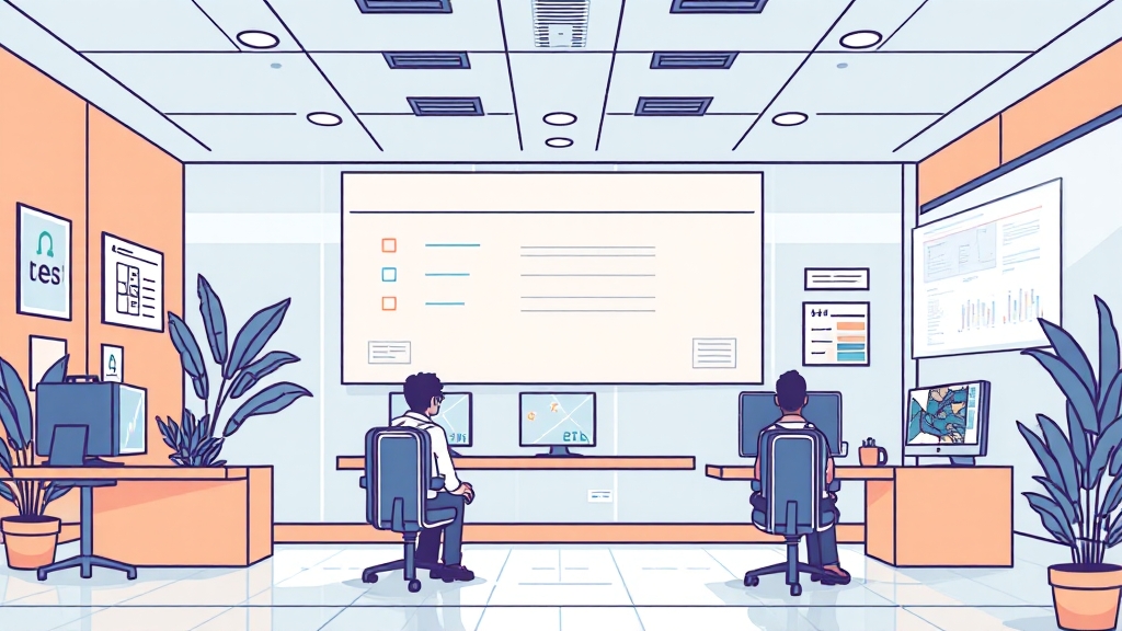 ITQ 시험 일정 및 접수 방법 (illustration 스타일)