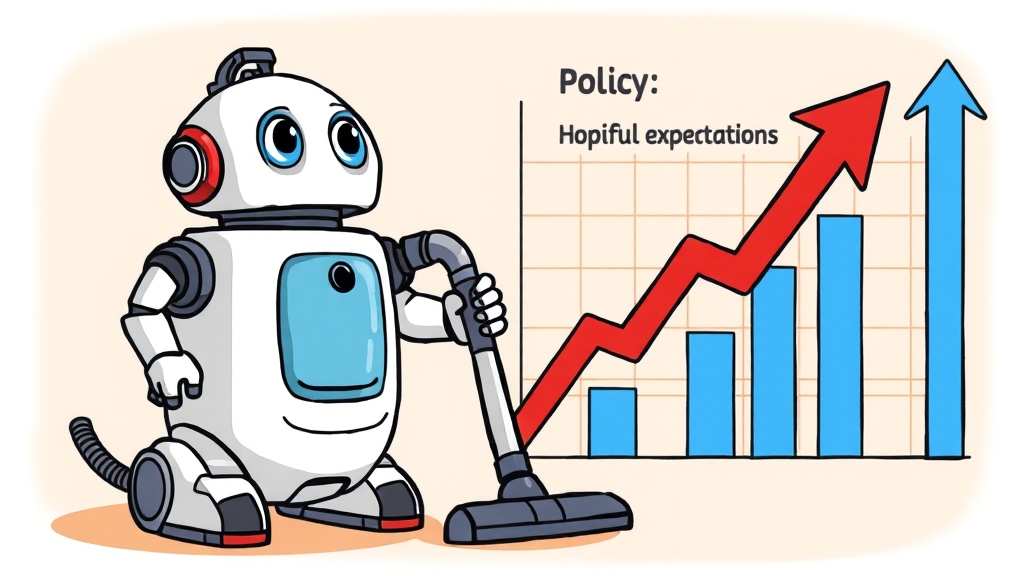 유진로봇 주가, 현재는? (cartoon 스타일)