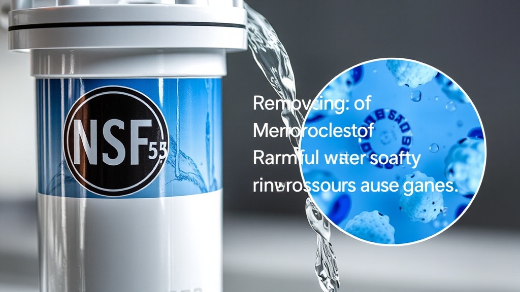 NSF 53 인증, 무엇일까요? (realistic 스타일)