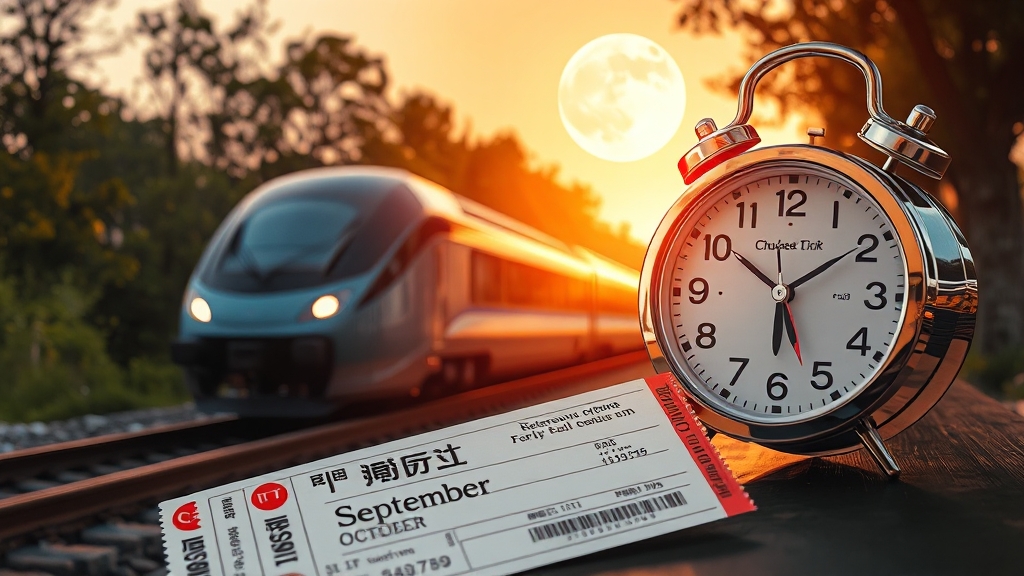 추석 기차표 예매 일정 상세 (realistic 스타일)