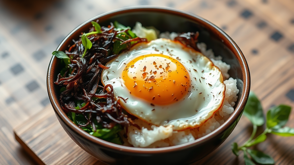 간단하지만 든든한 봄동 비빔밥 완성하기 (realistic 스타일)