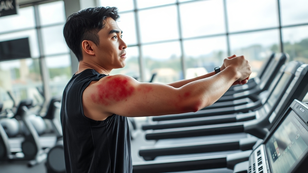 콜린성 두드러기란? (realistic 스타일)