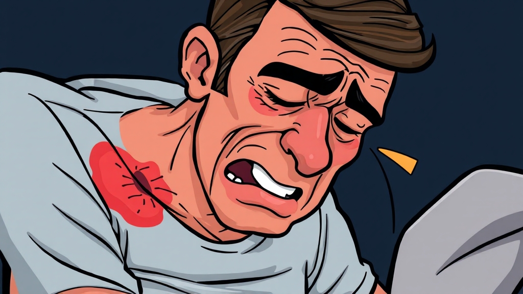 항문소양증, 일반적인 증상은? (cartoon 스타일)