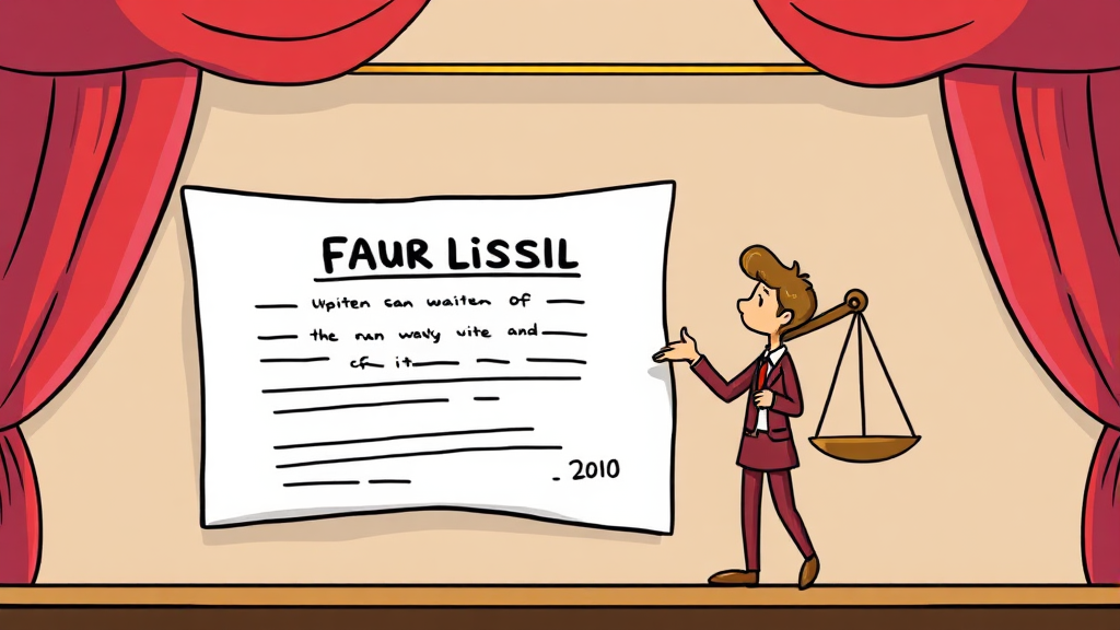 해고 관련 분쟁 Q&A (cartoon 스타일)