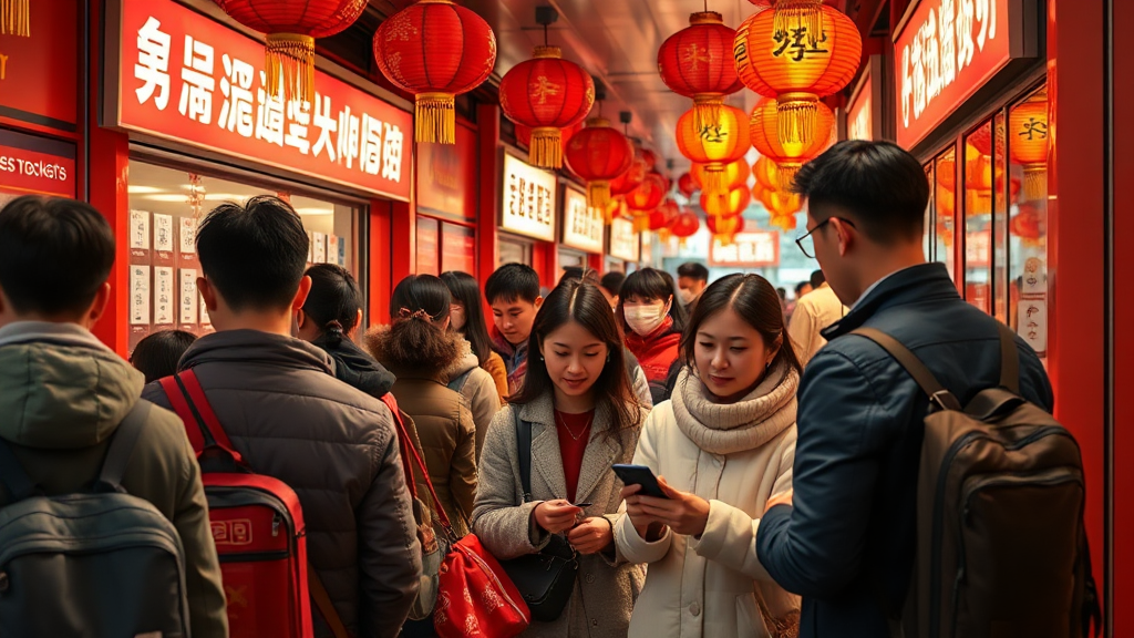 설날 고속버스, 왜 미리 예매해야 할까요? (realistic 스타일)