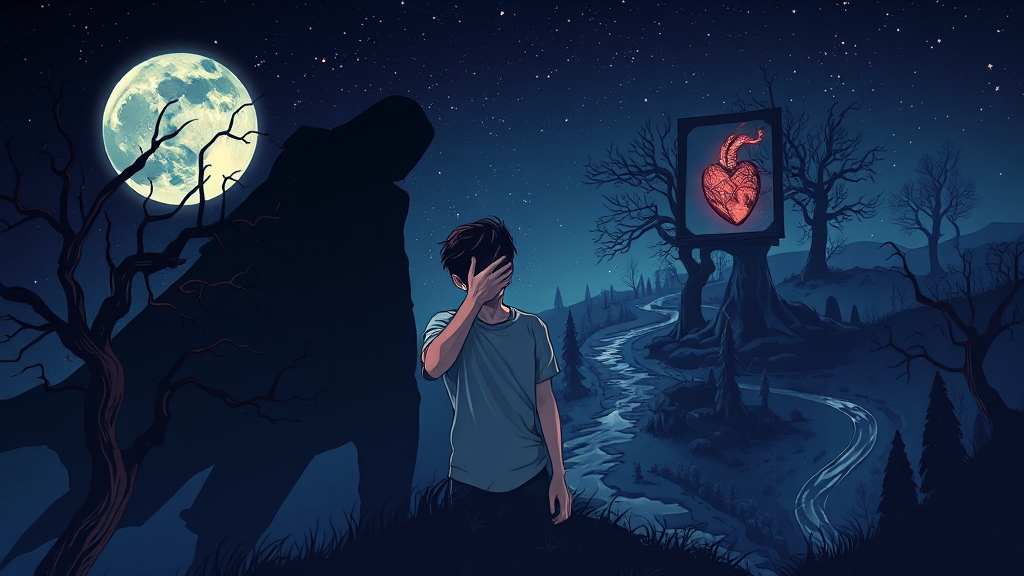 살인마 꿈, 일반적 의미는? (illustration 스타일)