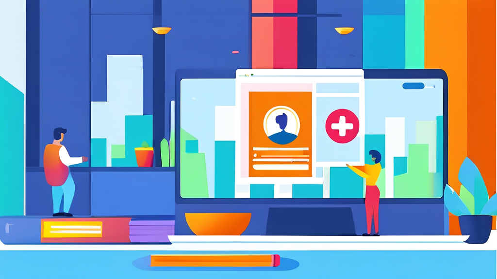 정부24에서 건강보험 자격득실확인서 발급받기 (cartoon 스타일)