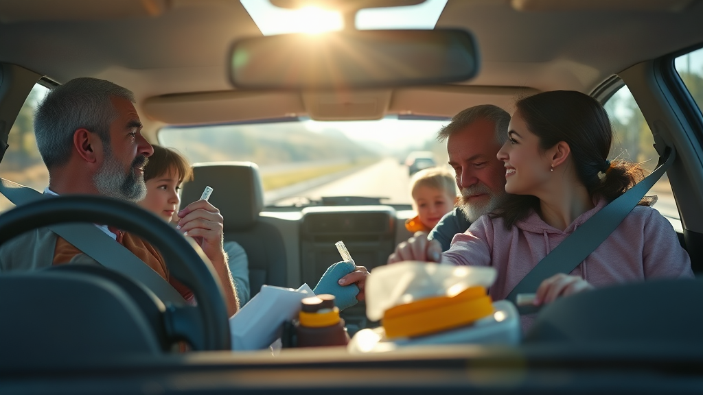 안전 점검, 운전자와 가족을 지키는 습관 (realistic 스타일)