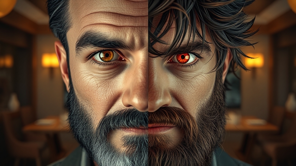 에겐 vs 테토: 주요 특징 비교 (realistic 스타일)