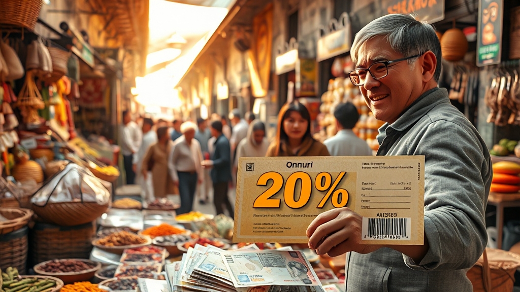 20% 환급! 디지털 온누리상품권이란? (realistic 스타일)