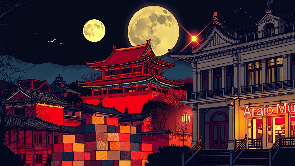주변 볼거리 & 기념품 정보 (popart 스타일)