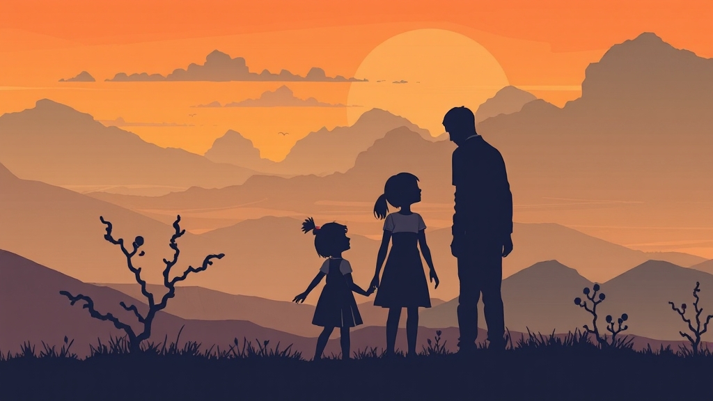 육아휴직 남편, 역할 변화와 갈등 (illustration 스타일)