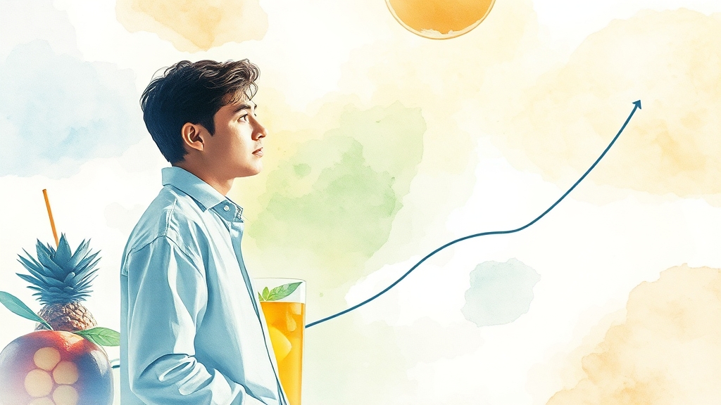 결론: GI/GL 지수로 건강한 음료 선택 (watercolor 스타일)