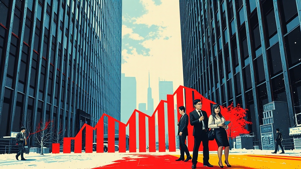 주식과 부동산, 영향은? (popart 스타일)