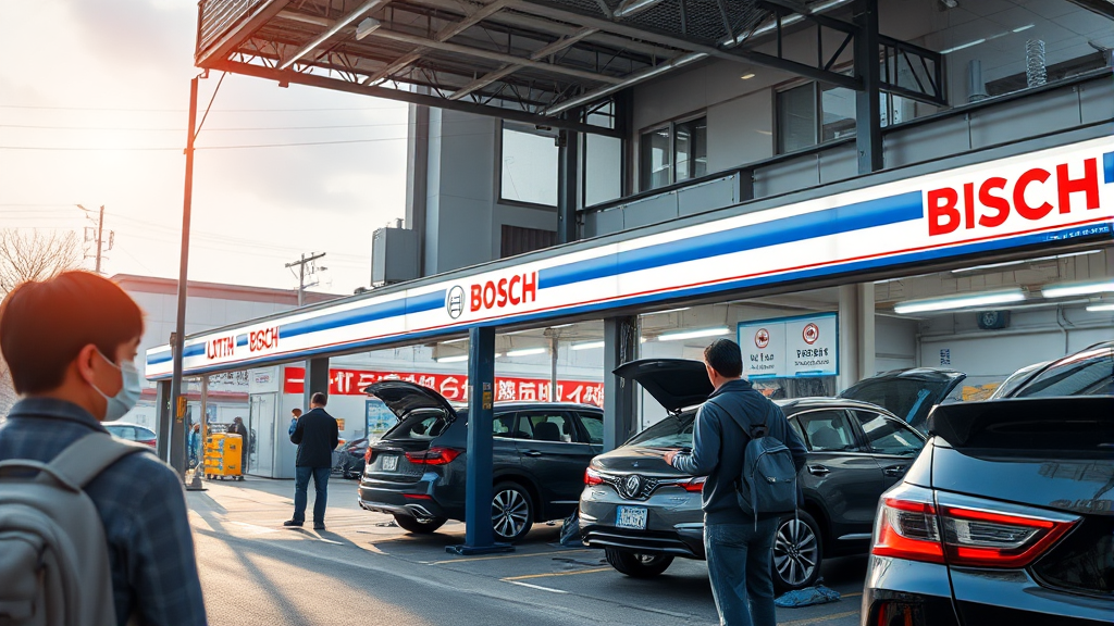 장안구 내 보쉬 제품 취급점 (realistic 스타일)