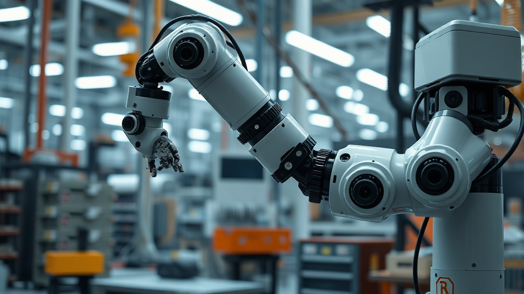 AI 활용 분야 및 사례 (realistic 스타일)