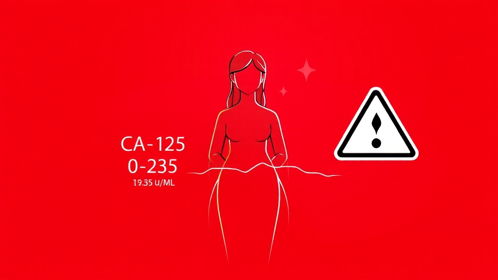 CA-125 정상 수치, 얼마나 될까요? (illustration 스타일)