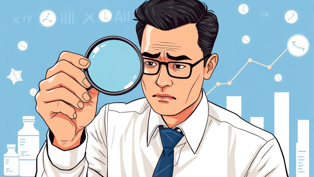 투자 시 유의사항 (illustration 스타일)