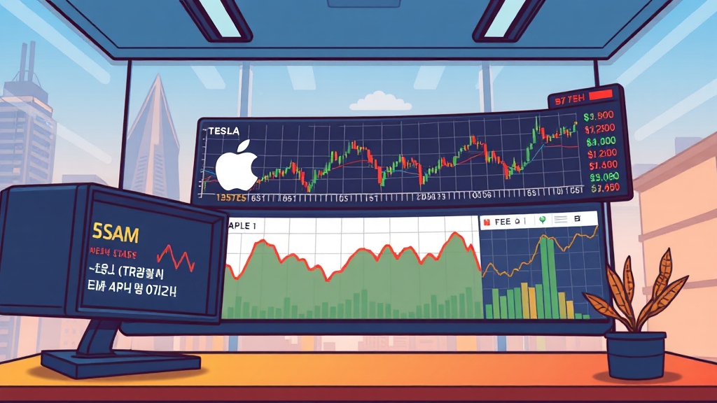 주간거래 시간 및 증권사별 비교 (cartoon 스타일)