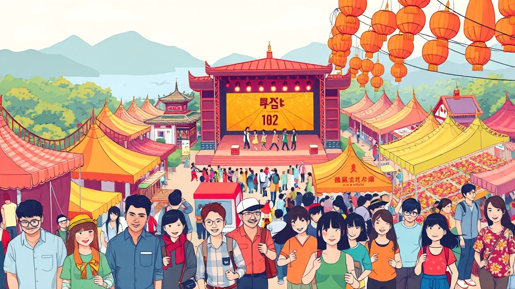 지역 경제 활성화 효과 (cartoon 스타일)