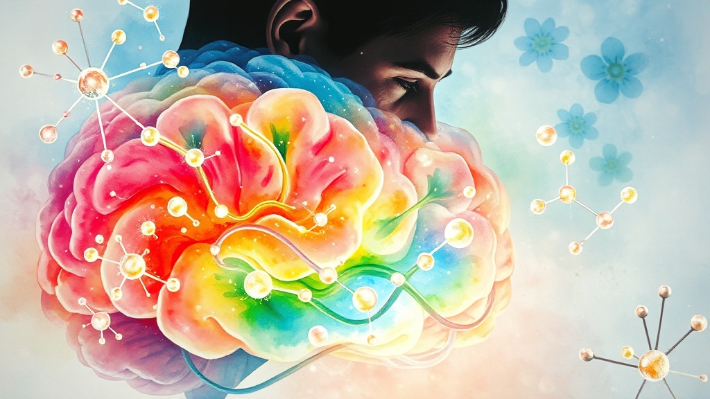 ADHD 약물 치료 종류와 효과 (watercolor 스타일)