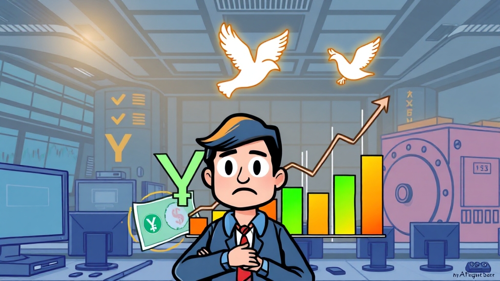 전문가들의 엔화 환율 전망 분석 (cartoon 스타일)