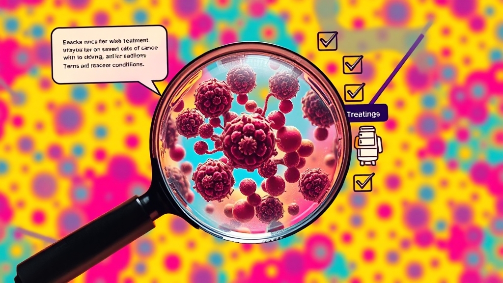 암 종류별 보장 범위, 꼼꼼히 확인! (popart 스타일)