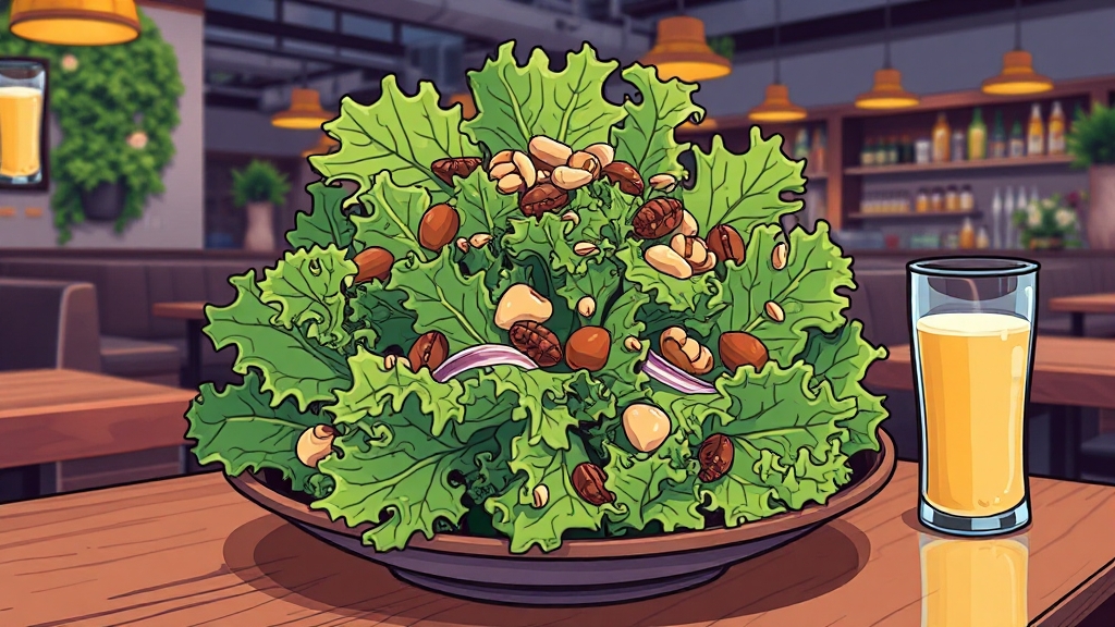 컬리케일, 맛있게 먹는 법 (illustration 스타일)