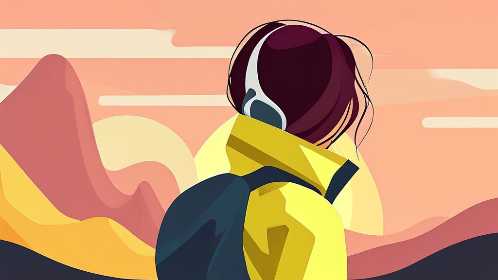 허리디스크 치료 후 재활 및 관리의 중요성 (illustration 스타일)