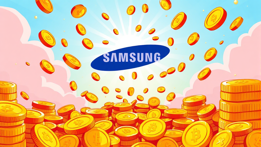 삼성전자 배당금, 얼마나 받을 수 있을까? 예상 금액 분석 (cartoon 스타일)